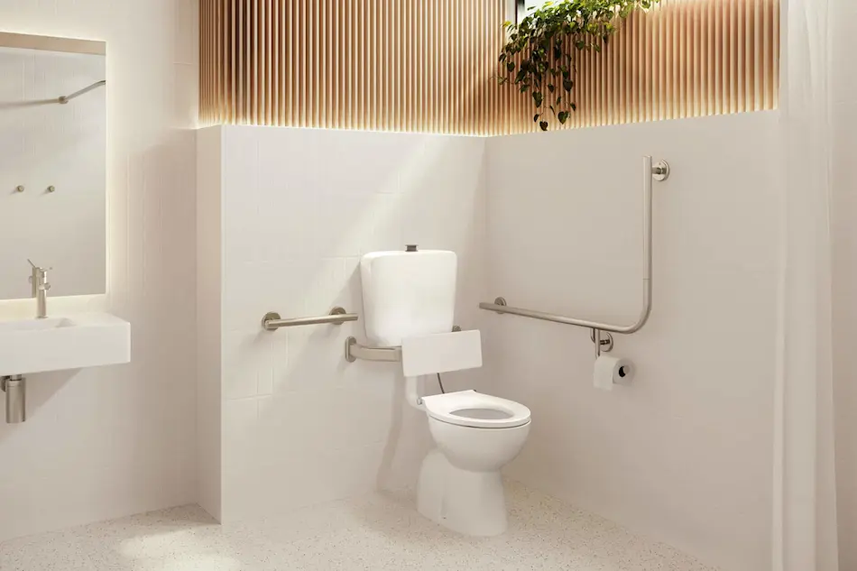 Wolfen ambulant toilet suite.