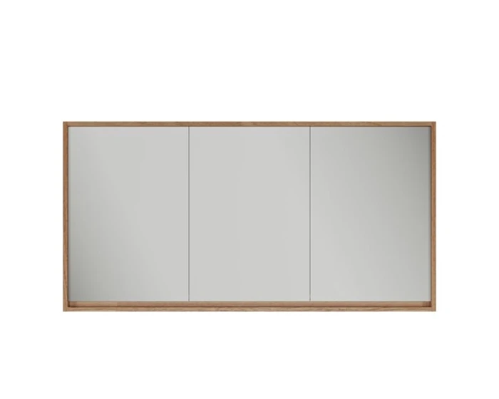 Three-Door Kado Aspect Mirrored Cabinet with Surround