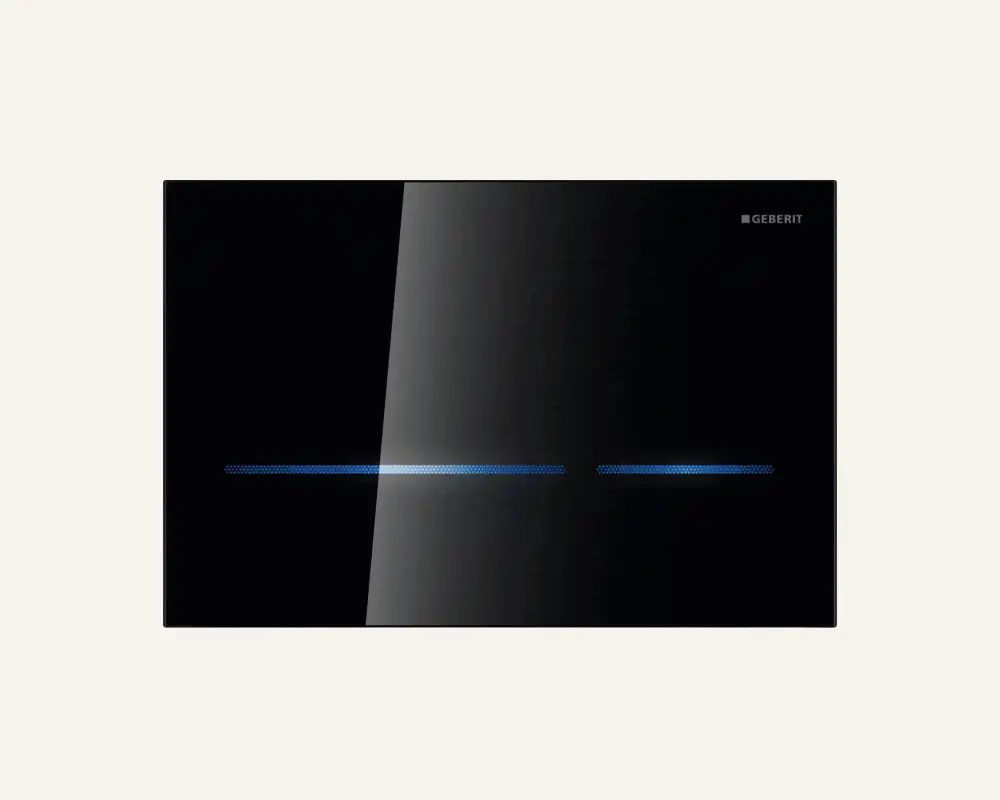 Gif of different button styles for Hideaway+ toilets.