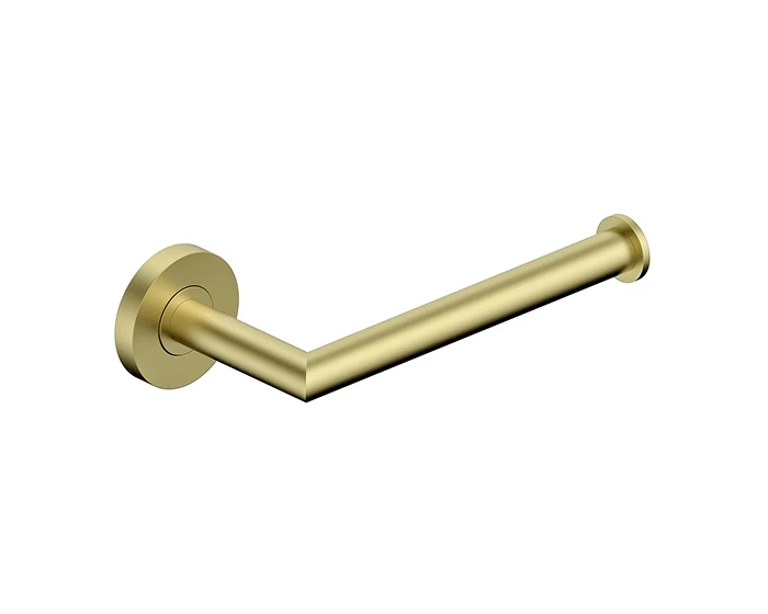 Mizu Drift toilet roll holder in brushed brass