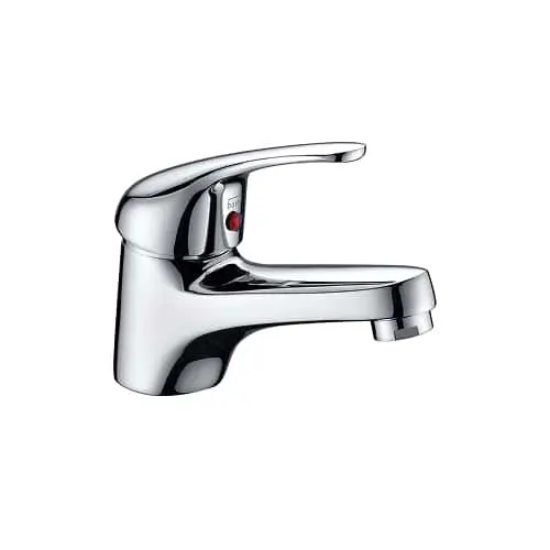 Base basin mixer in chrome.