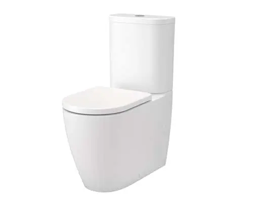 Caroma Forma II cleanflush toilet suite.