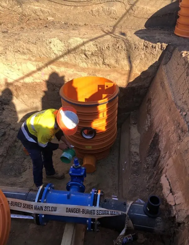 Case Study: Wagga Wagga sewer scour pit installation | Reece