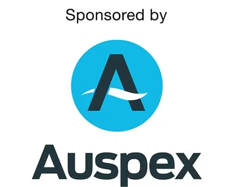 Sponsored by Auspex logo