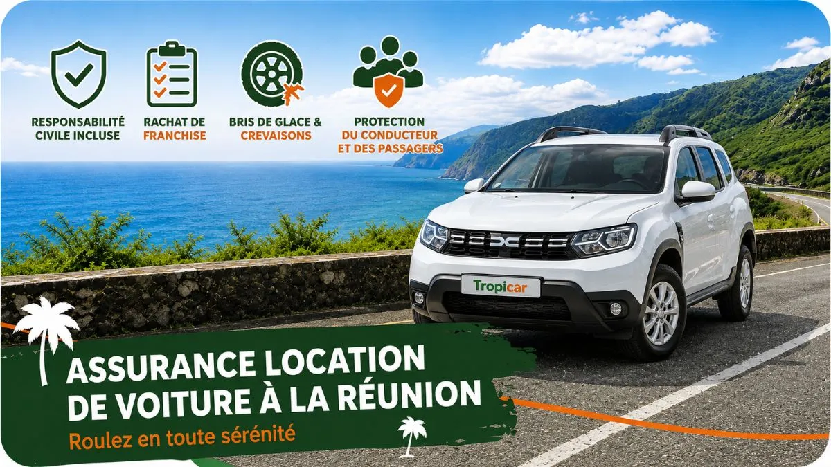 Assurance location de voiture à La Réunion : franchise, garanties et conseils