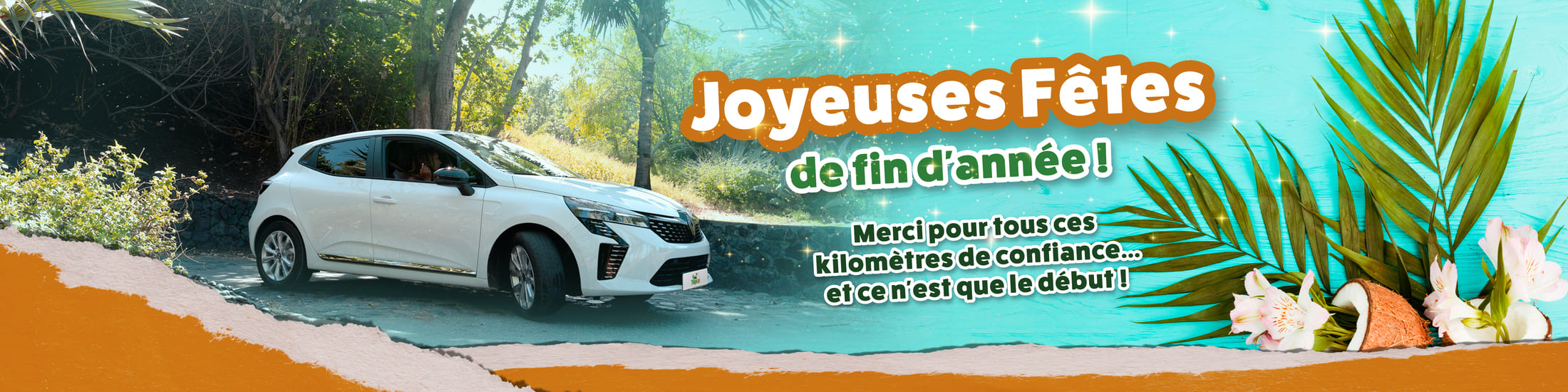 Bannière fêtes de fin d'année