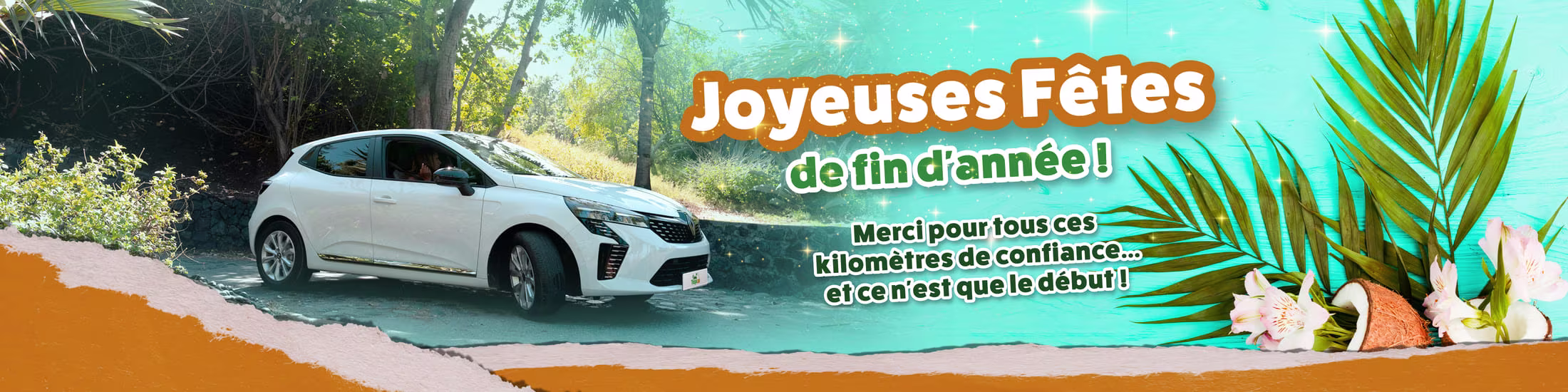 Bannière fêtes de fin d'année