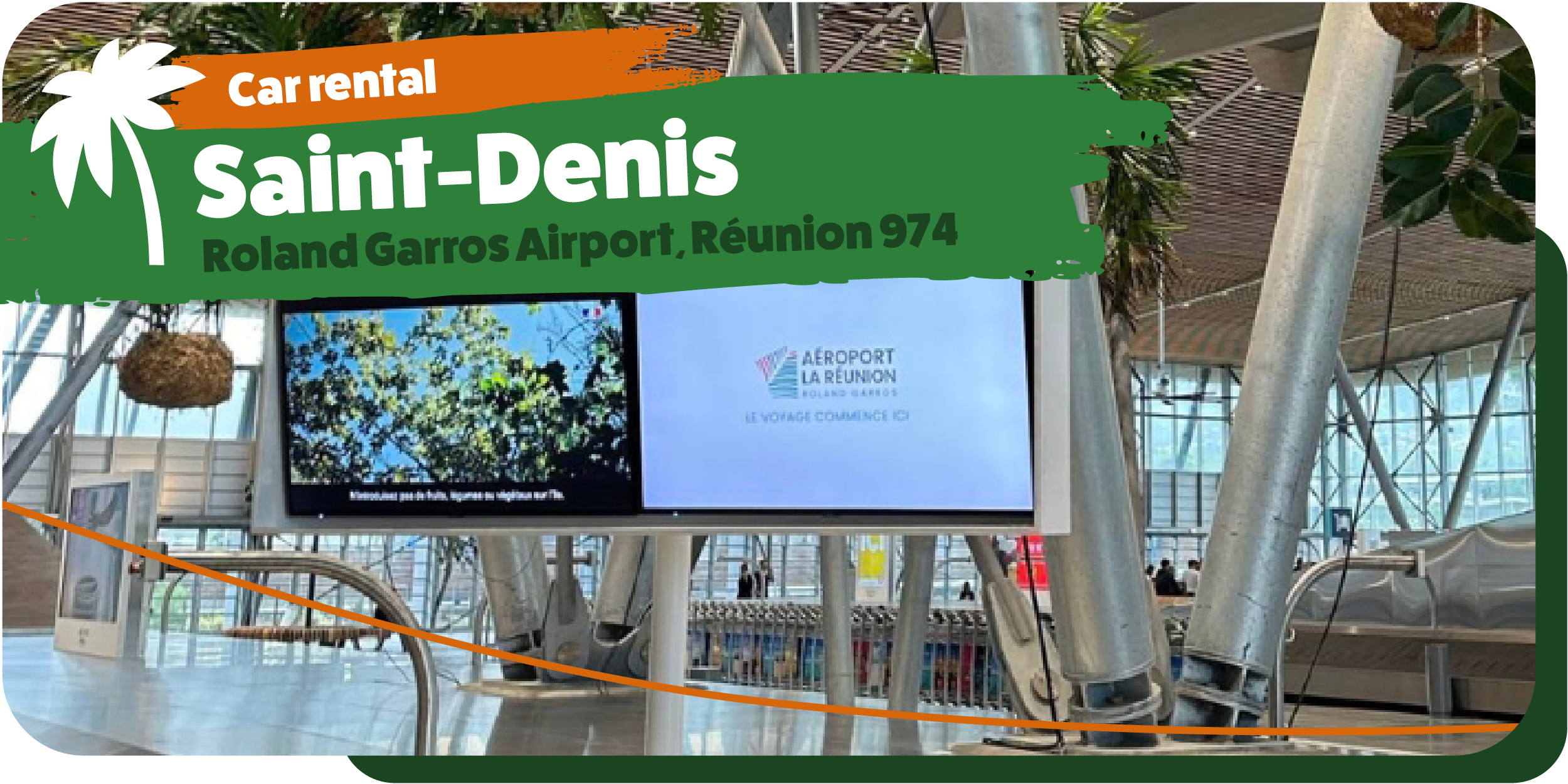 Rent a car at Saint-Denis Airport, Reunion Island