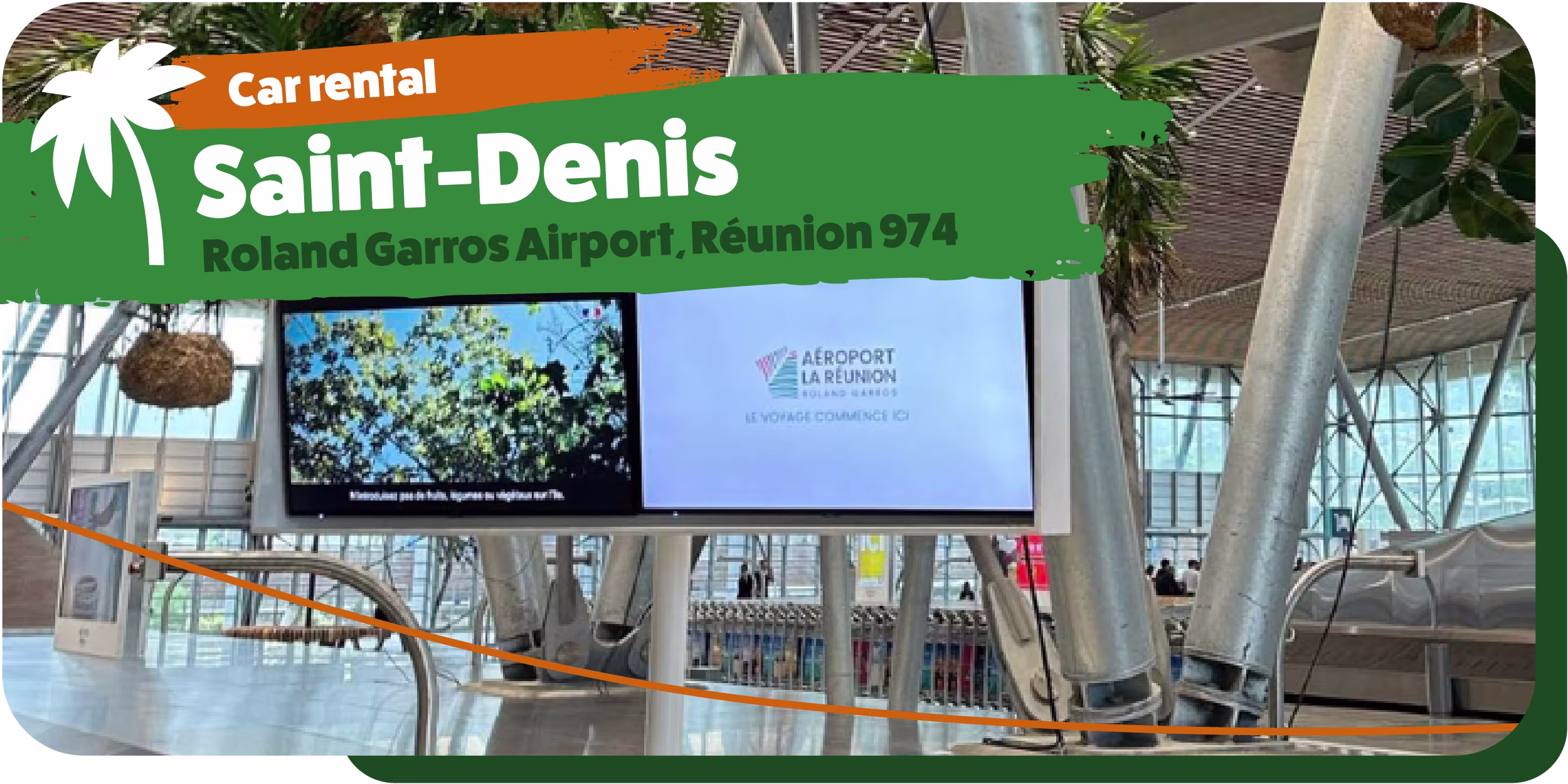 Rent a car at Saint-Denis Airport, Reunion Island