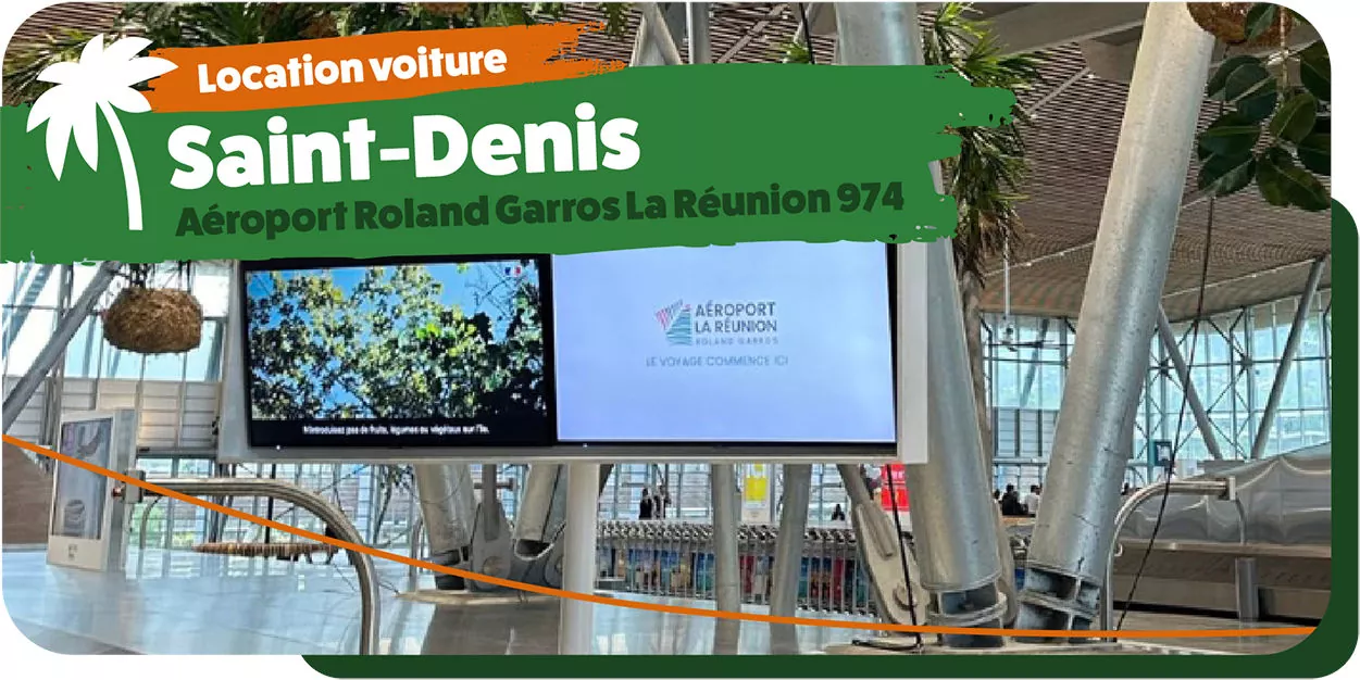 Louer une voiture à l'aéroport de Saint-Denis de La Réunion
