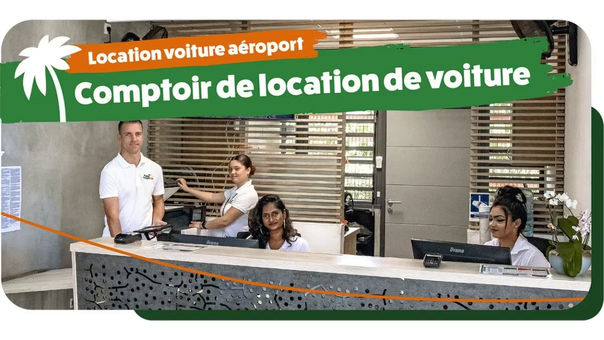 Comptoir Tropicar à l’aéroport Roland Garros