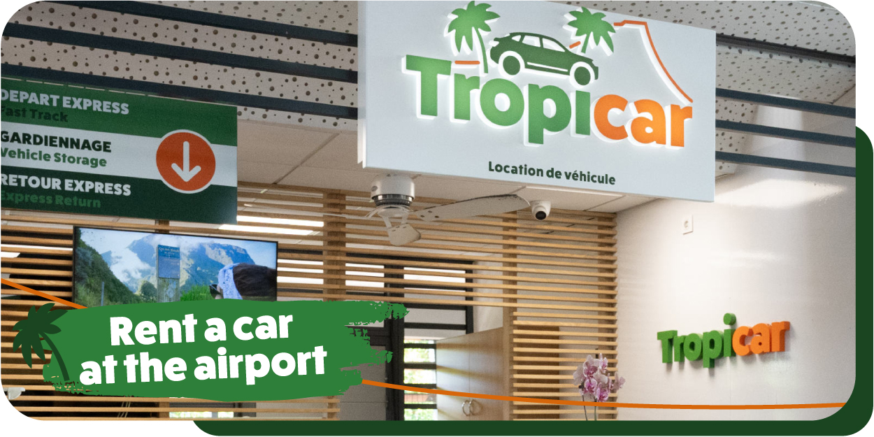 Rent a car at Réunion Roland Garros Airport