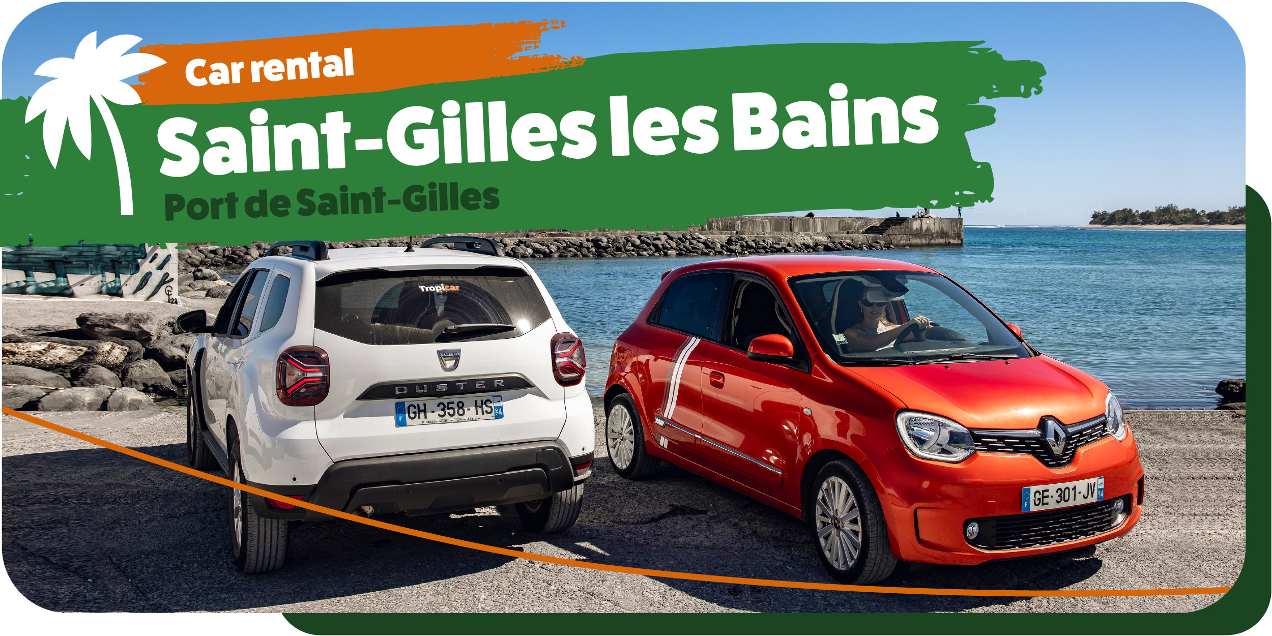 Car rental in Saint-Gilles-les-Bains, Reunion Island