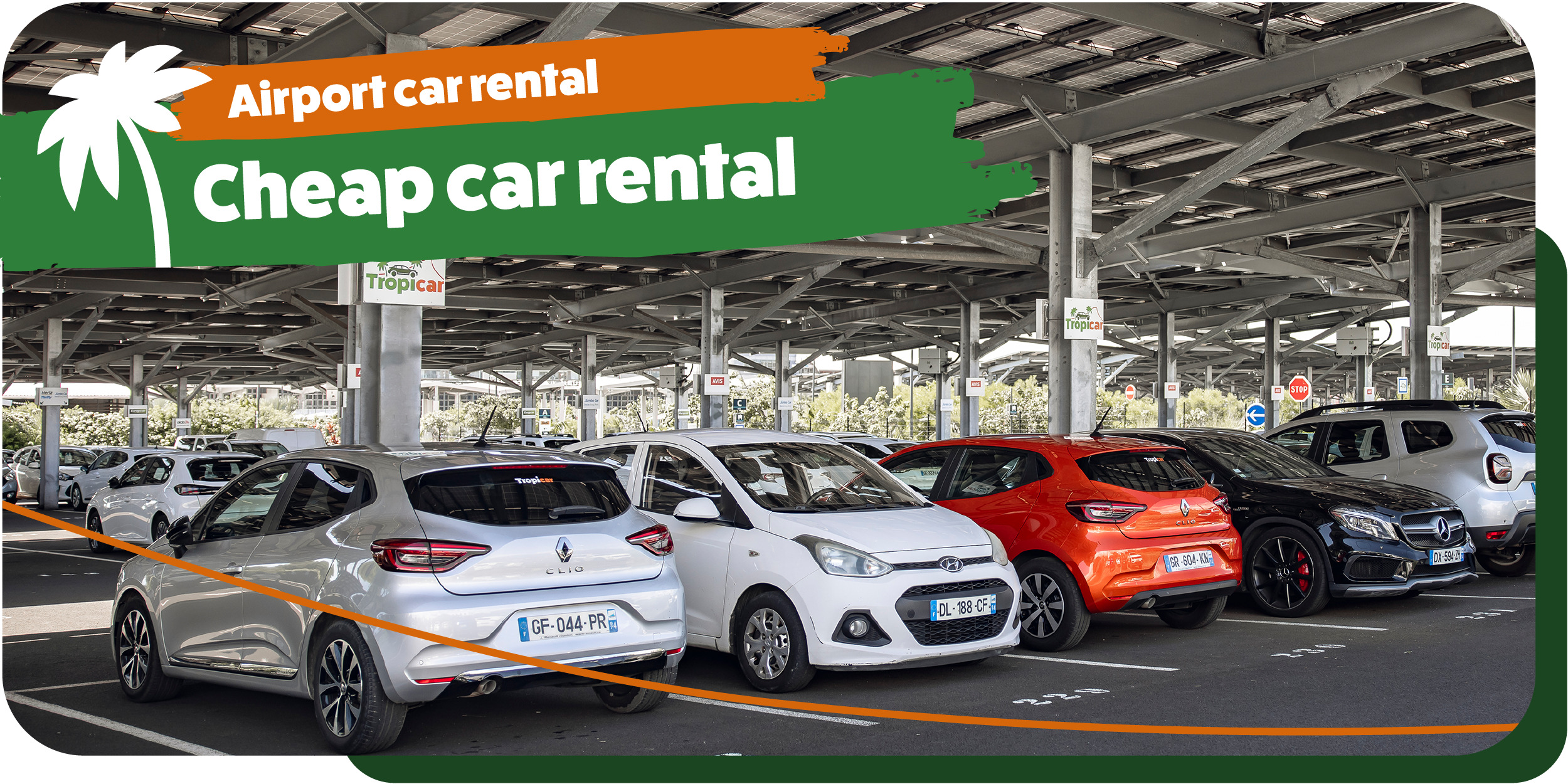 Cheap car rental at La Réunion Airport