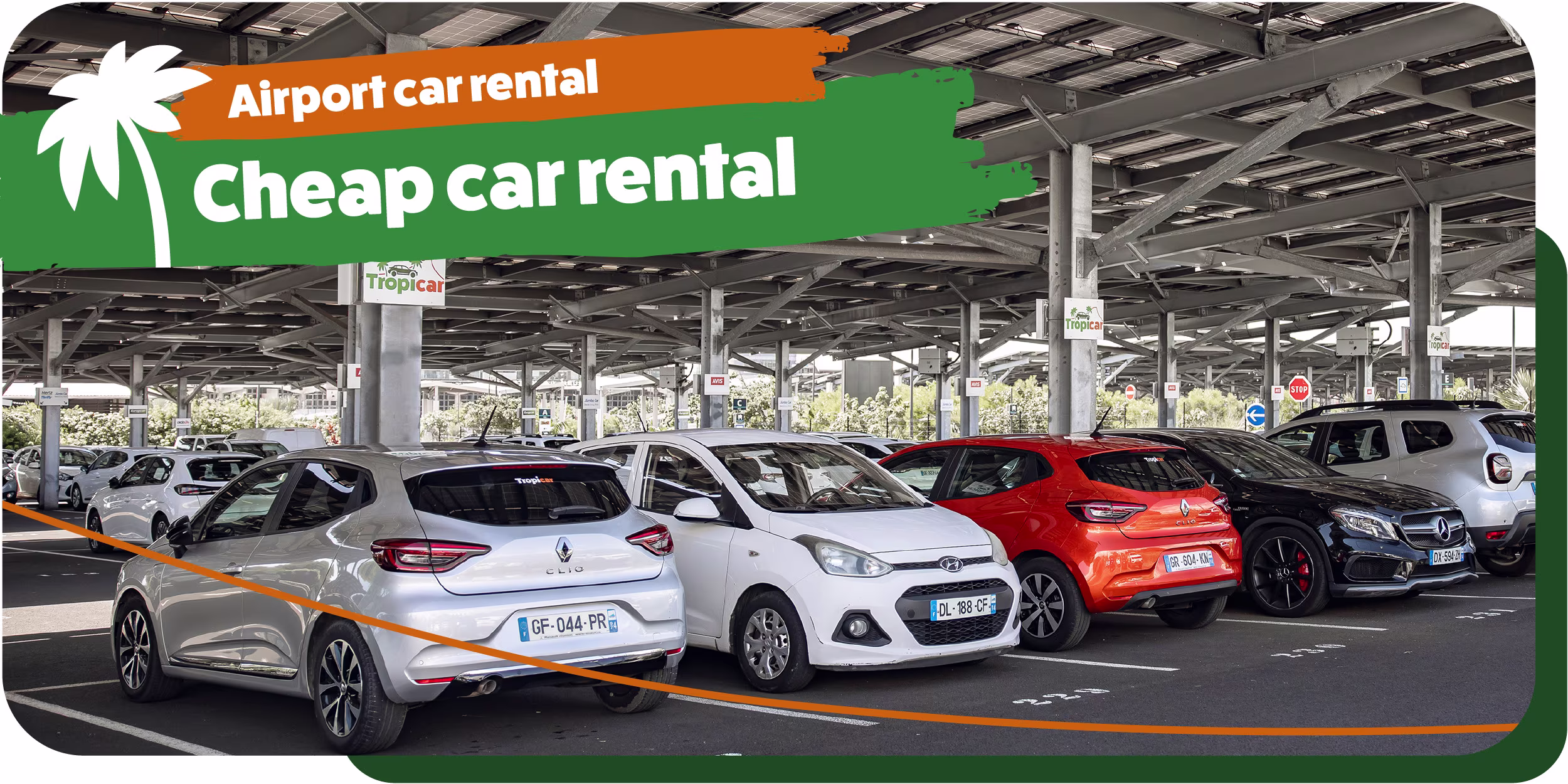 Cheap car rental at La Réunion Airport