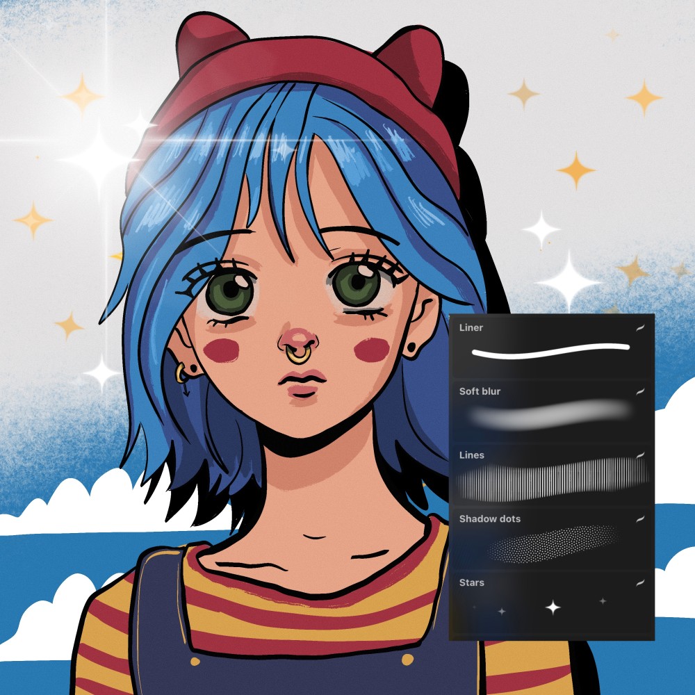 Anime essentials for Procreate