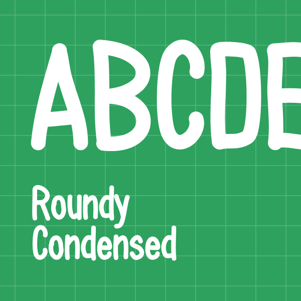 Roundy Condensed for Procreate