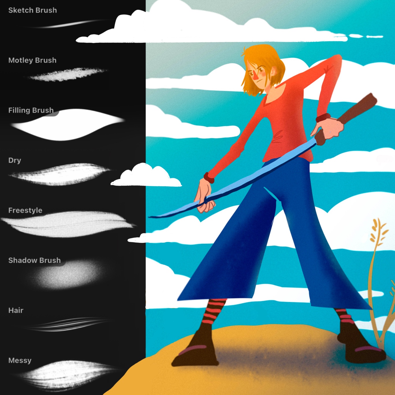 Cool Illustration for Procreate