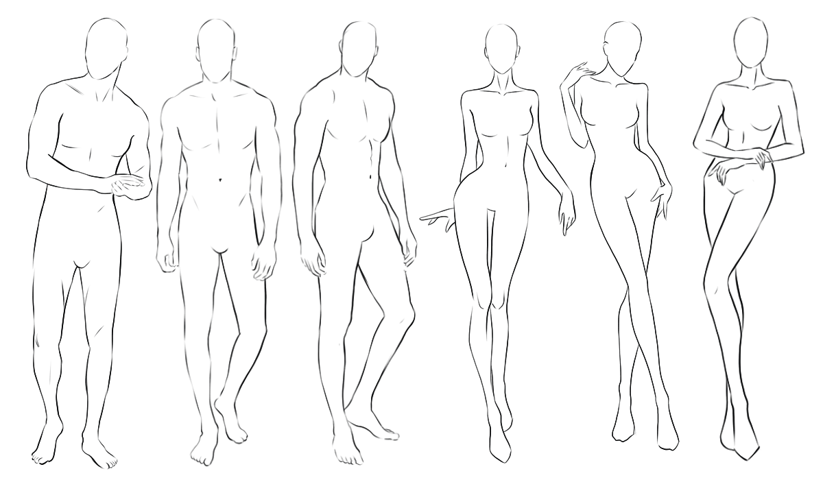 Fashion Templates  for Procreate