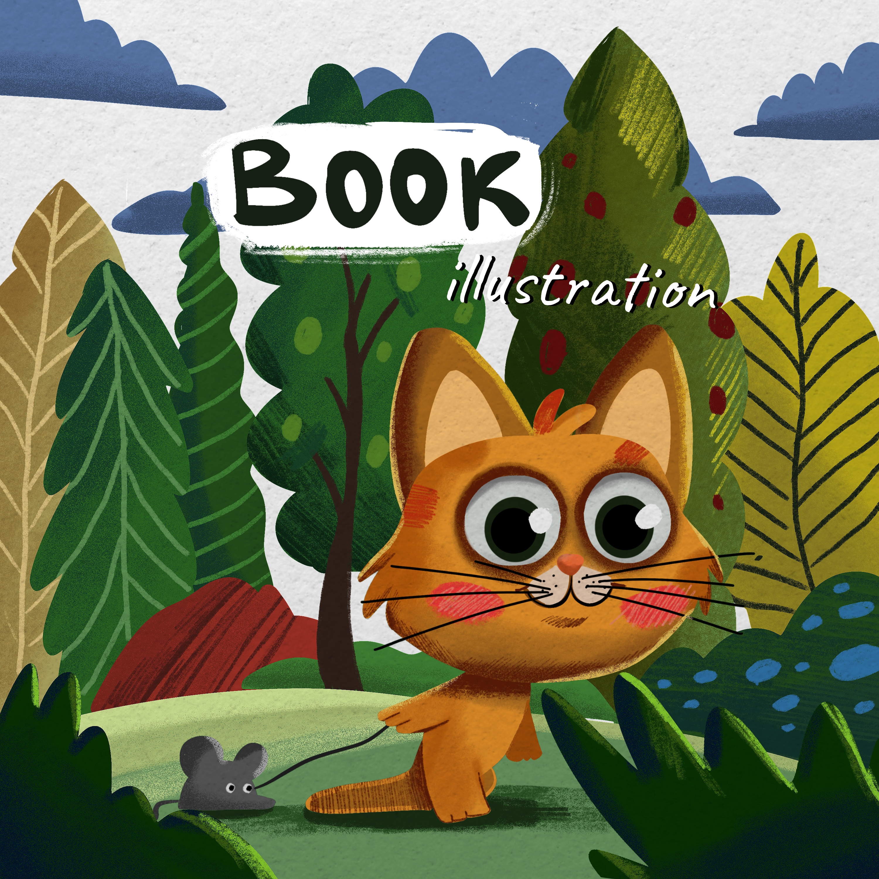 Book Illustration 📚 for Procreate