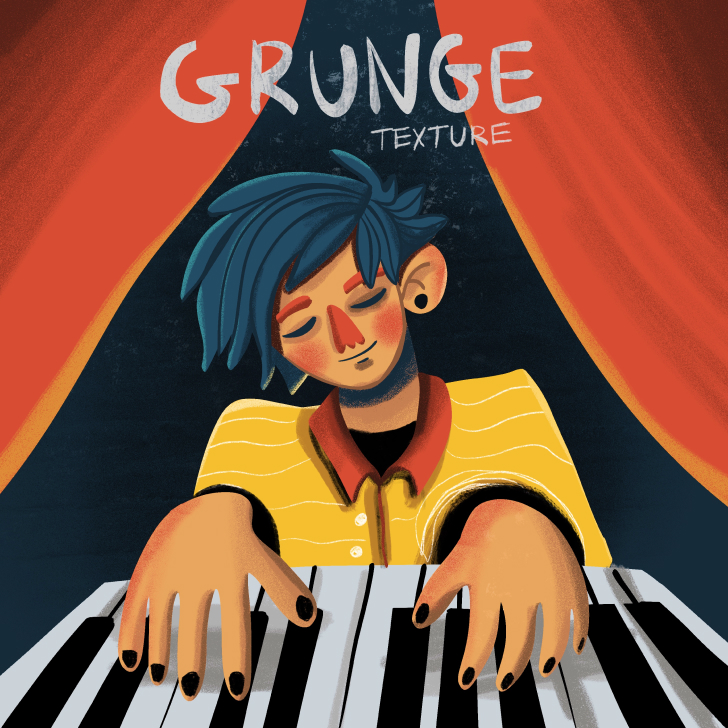 Grunge textures for Procreate