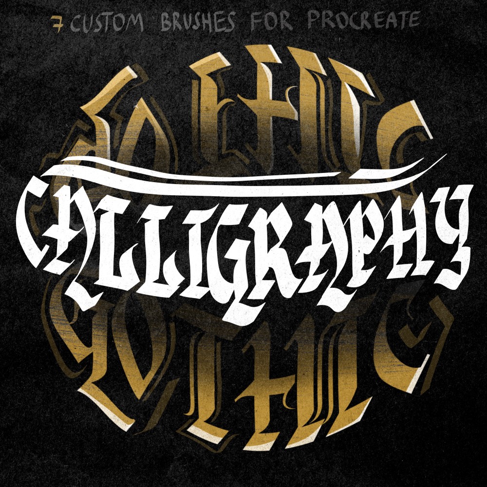 Gothic Calligraphy  for Procreate