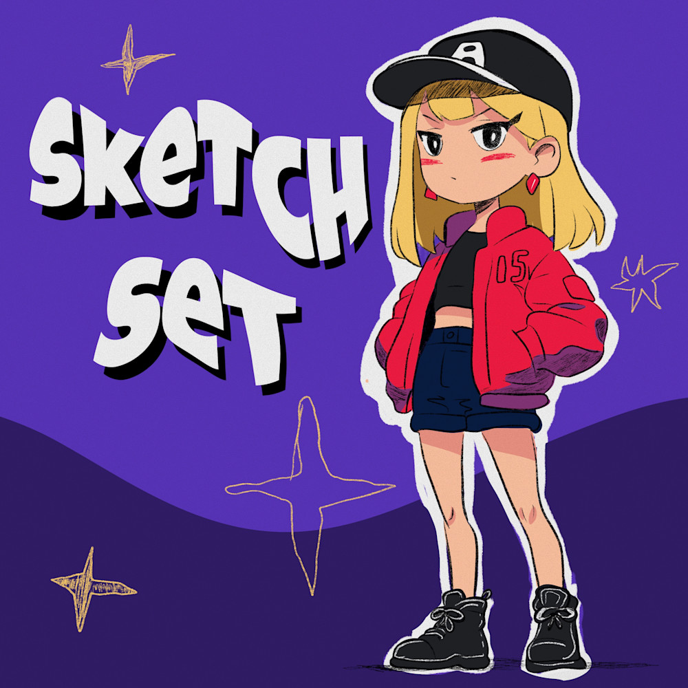Sketch Set 2 for Procreate