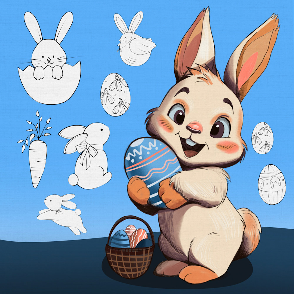 Easter Stamps for Procreate