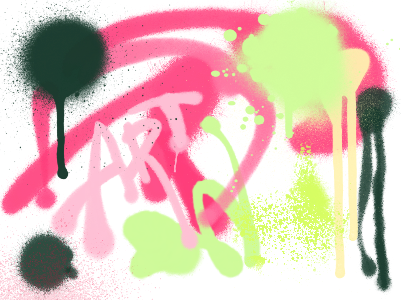 Street Spray Paints for Procreate