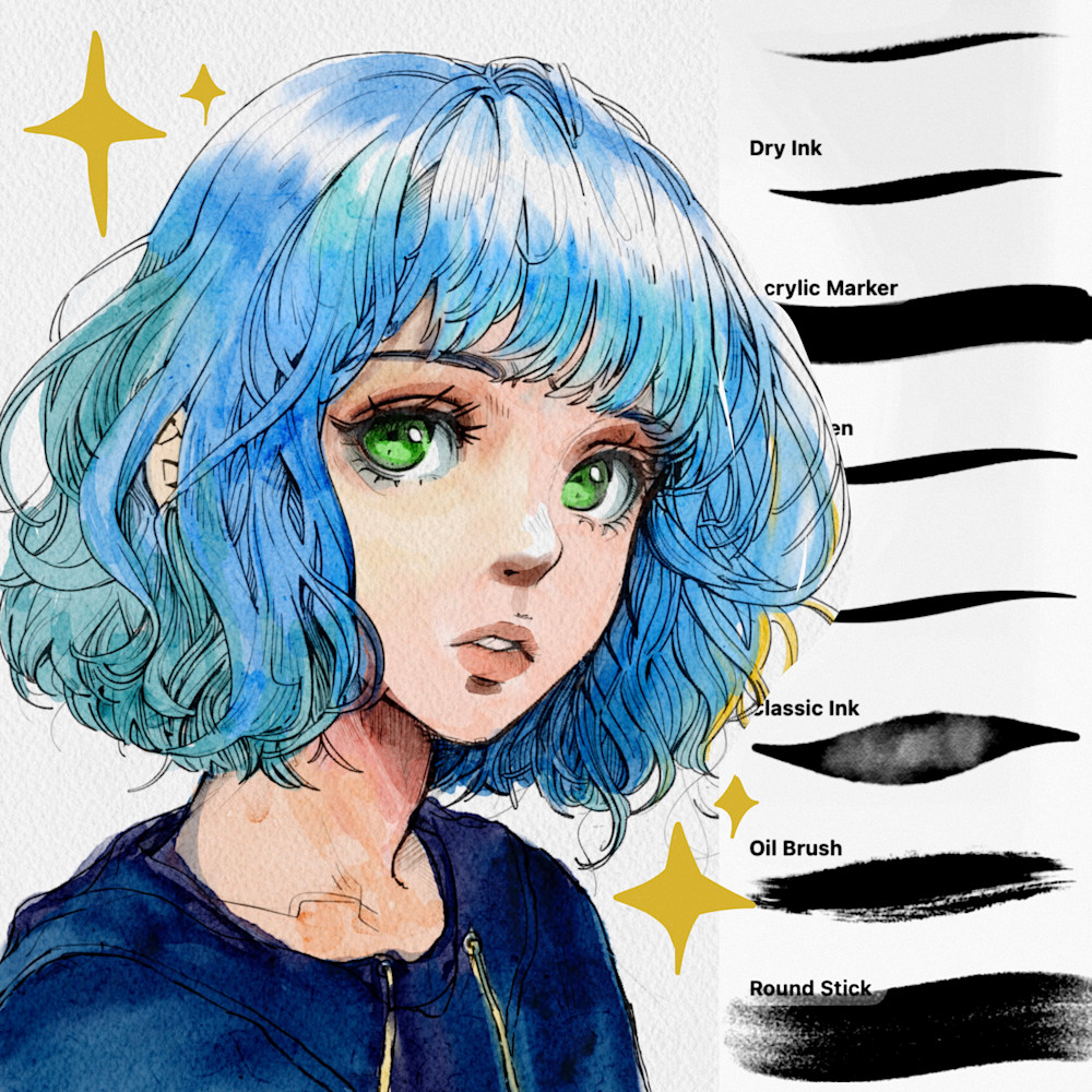Magic Portrait for Procreate