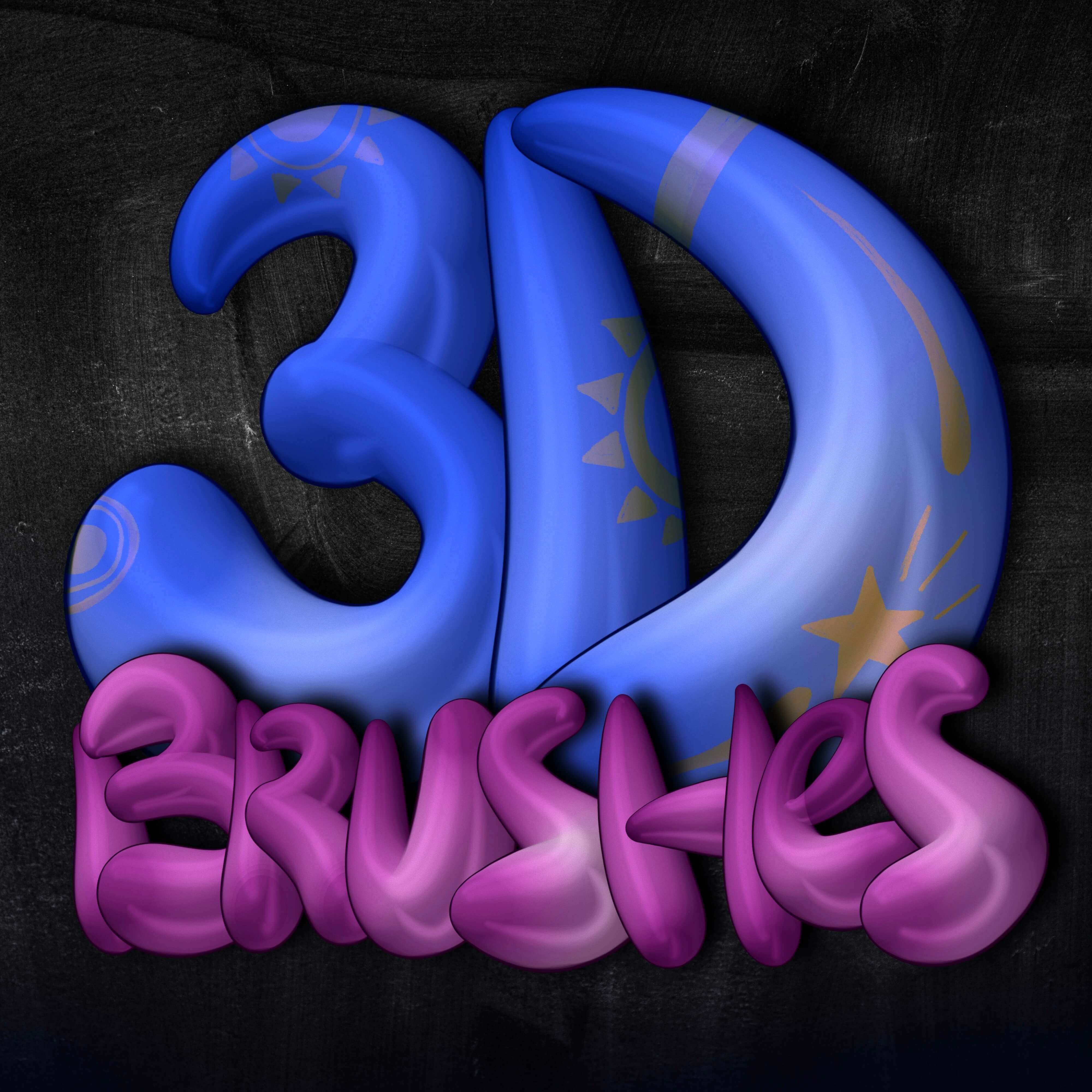 3D Brushes for Procreate
