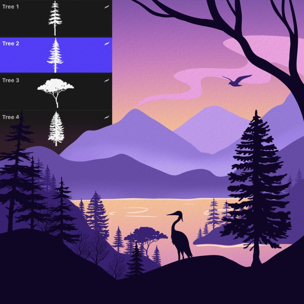 Landscape Essentials for Procreate
