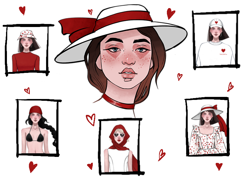 Summer Hats for Procreate