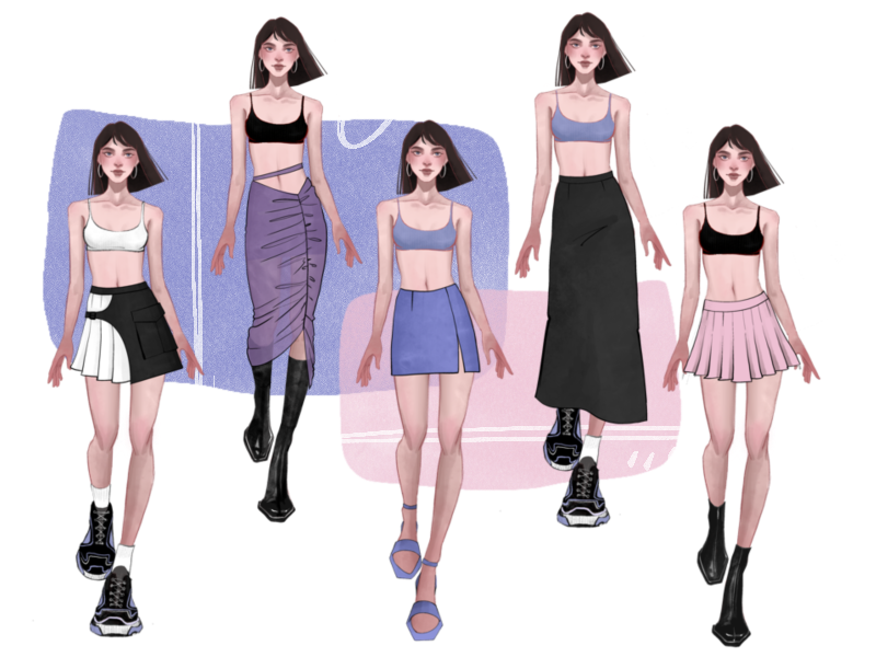 Essential Skirts for Procreate