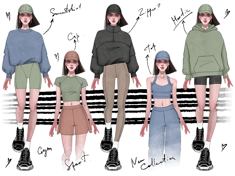 Sport Tops for Procreate