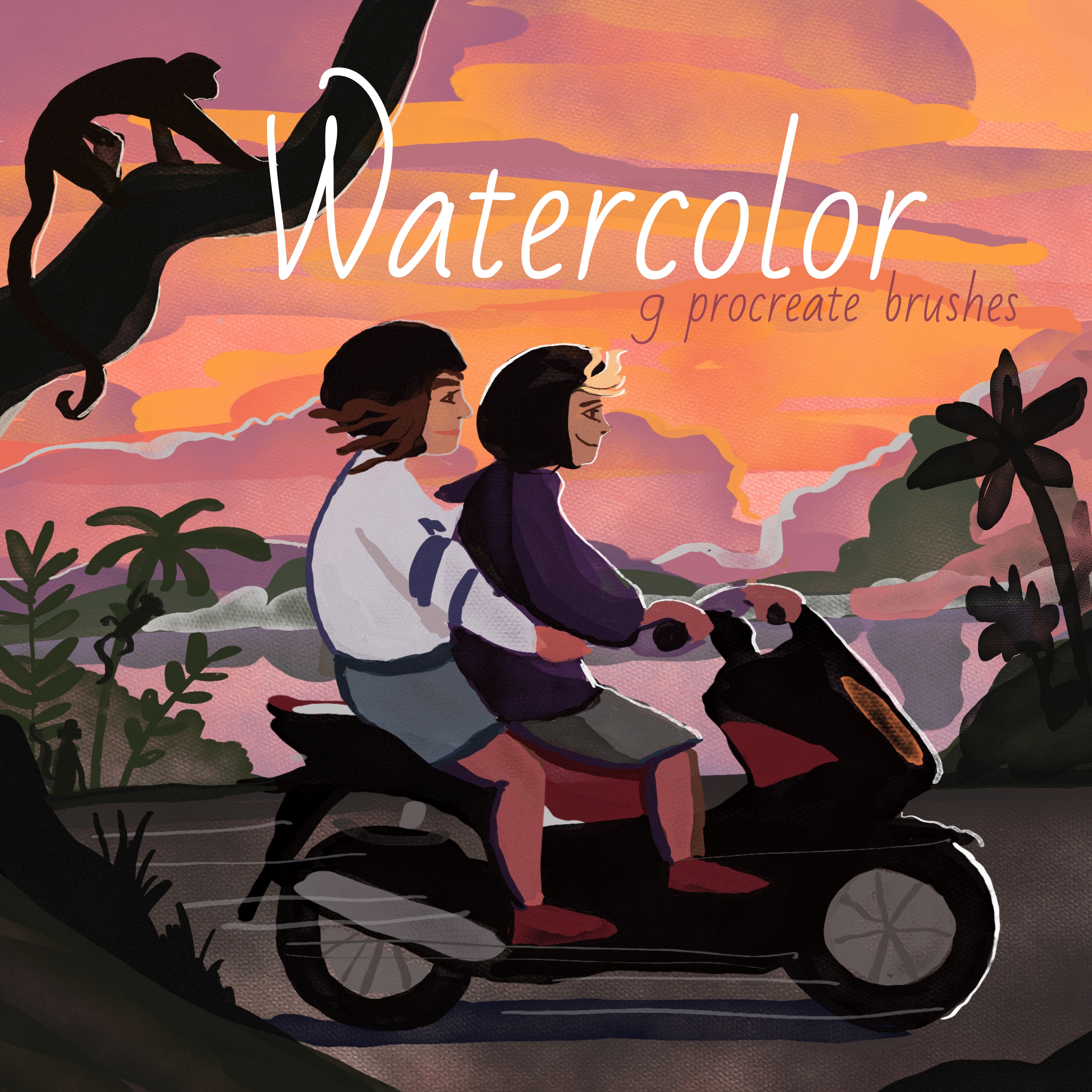 Watercolor for Procreate