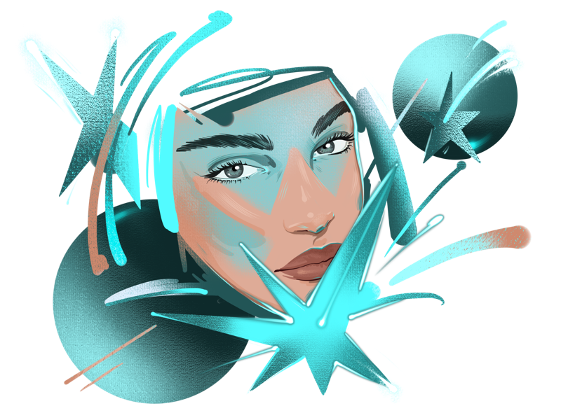 AI Lab Space for Procreate