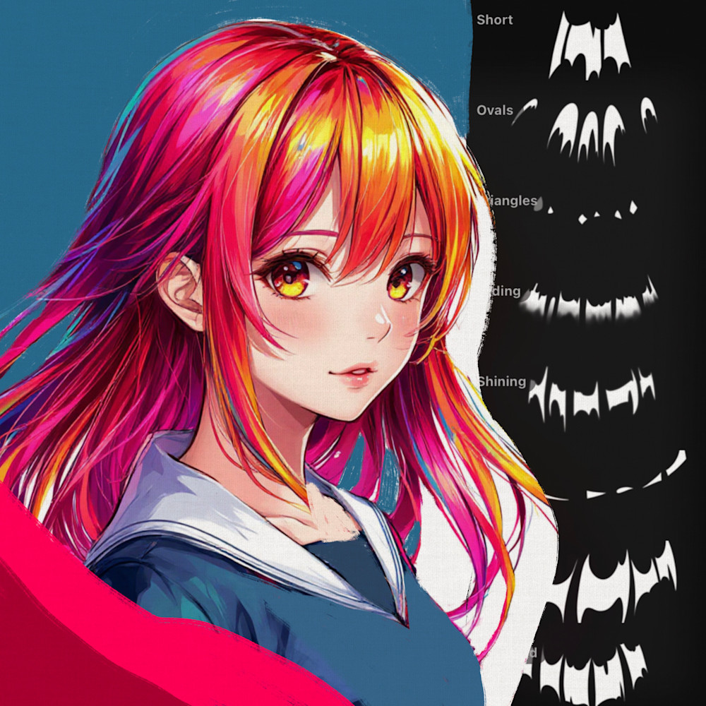 Hair Highlights for Procreate