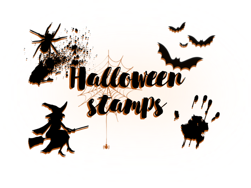Halloween stamps for Procreate