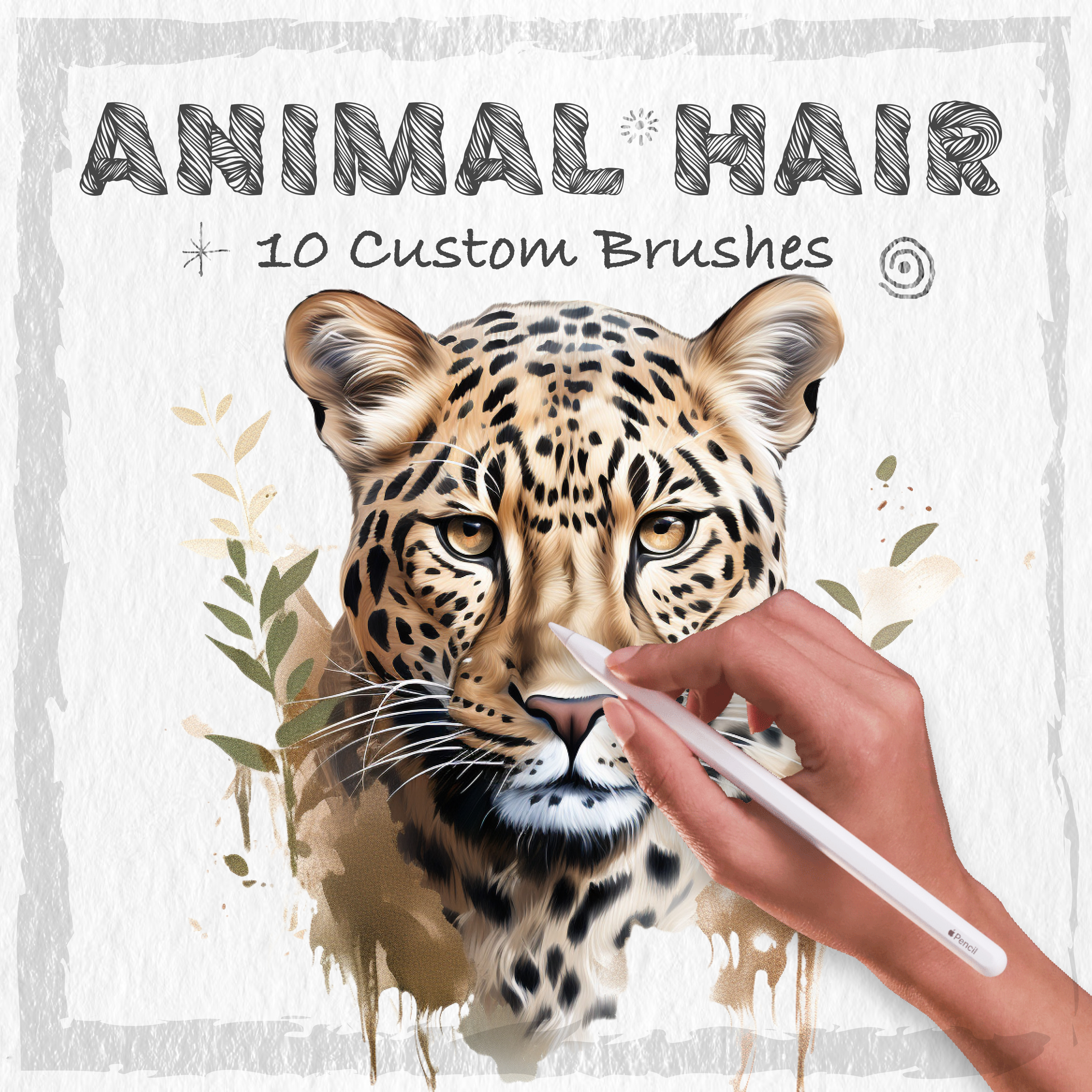 Animal Hair Brush set for Procreate