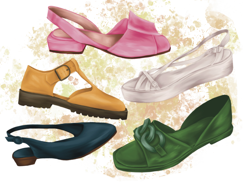 Summer Shoes for Procreate