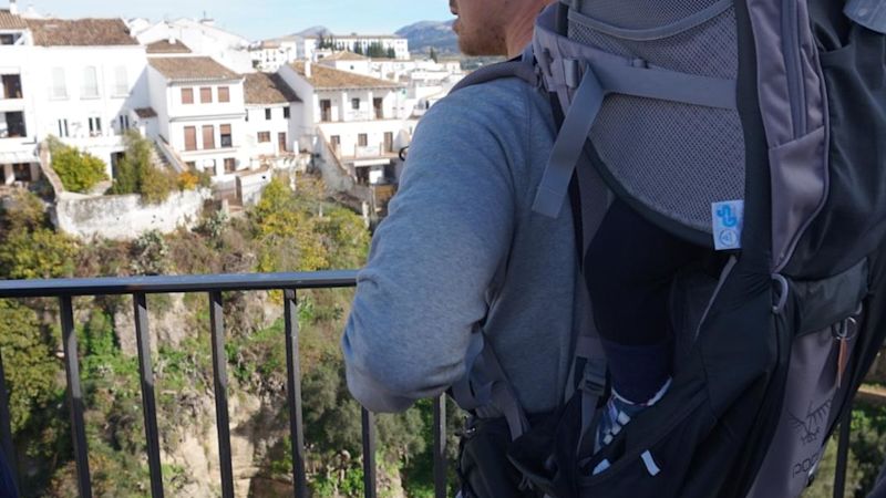 Kantorinkka on käytännöllinen matkustaessa