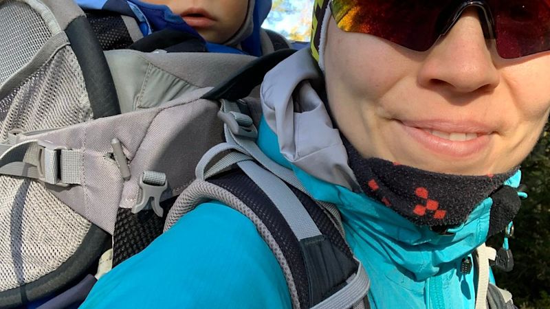 Lapsen kantorinkka on kätevä väline vaelluksella