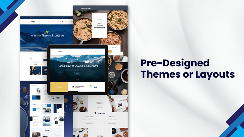 Pre Designed Themes or Layouts