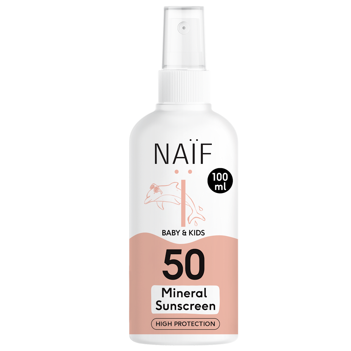 Minerale Zonnebrandspray SPF50 voor Baby & Kids 100ml