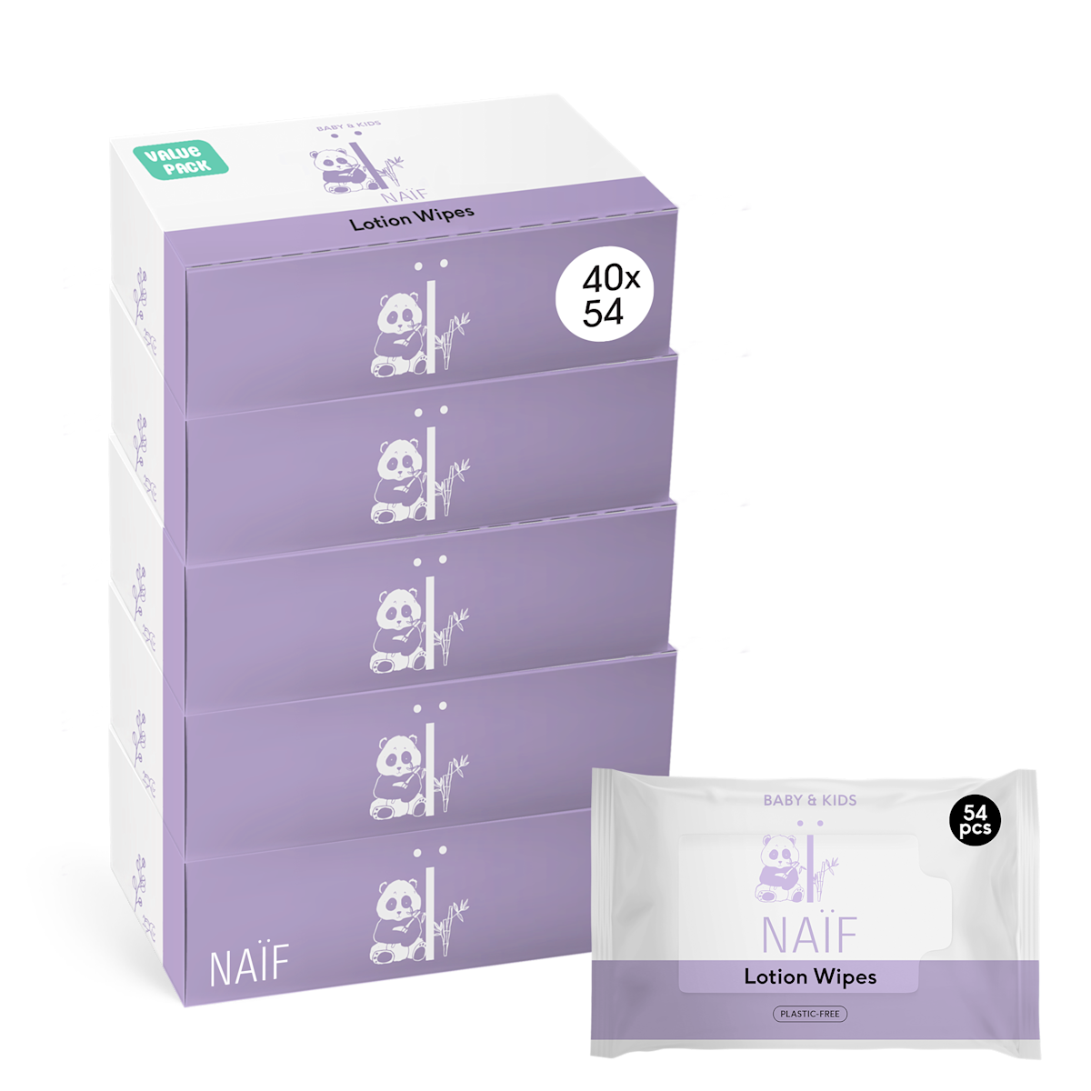 Lotion wipes 40 pack