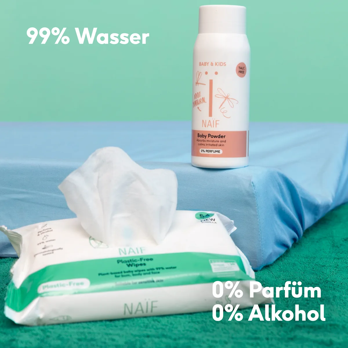 Digital shelf - 99% water - water wipes
