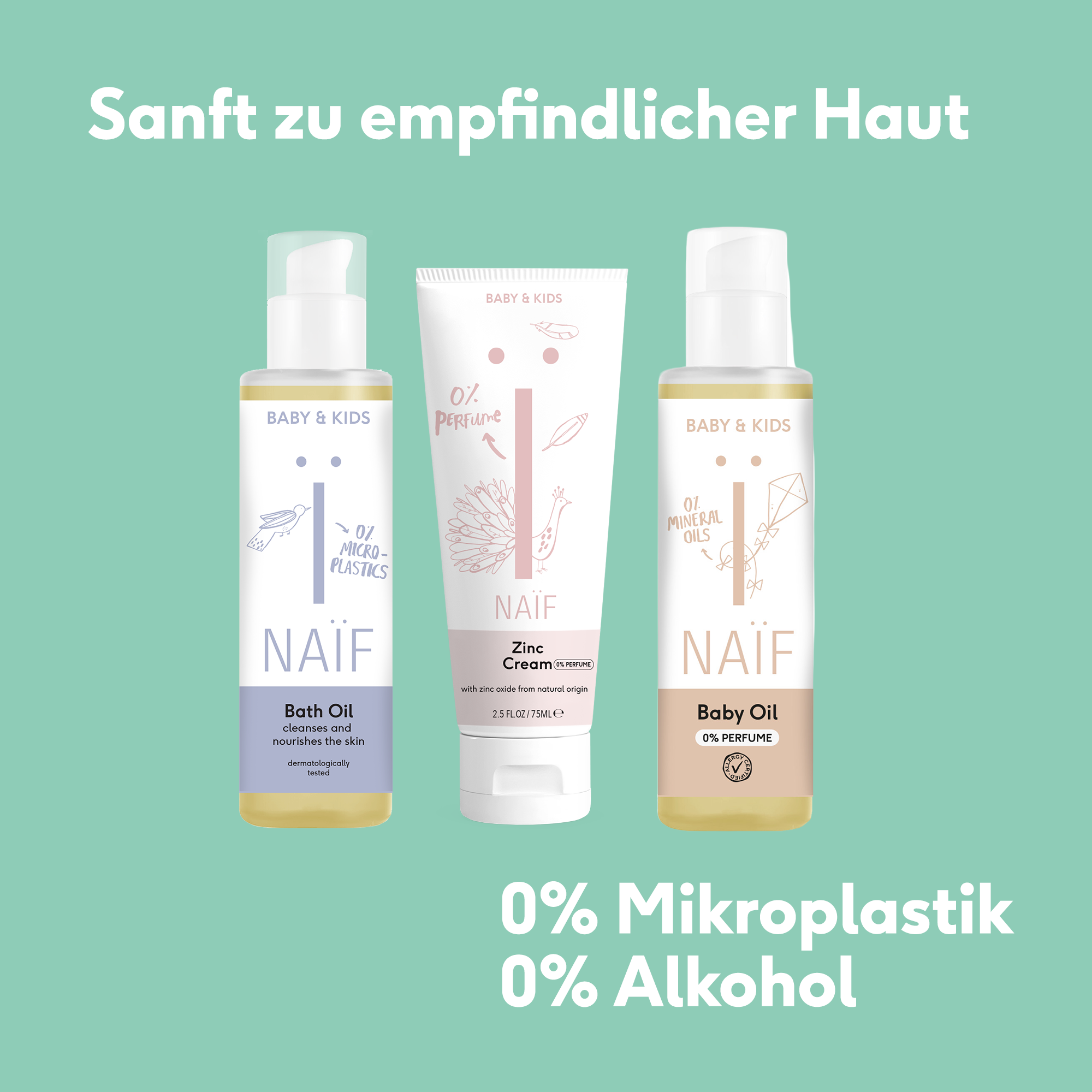 Digital Shelf - bundle essentials oil, zinc, bath oil