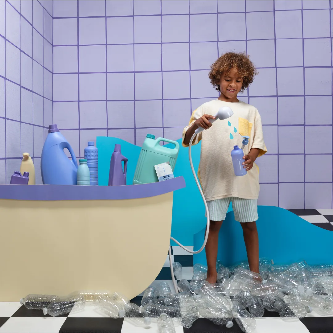 Waterless refill jongen douche