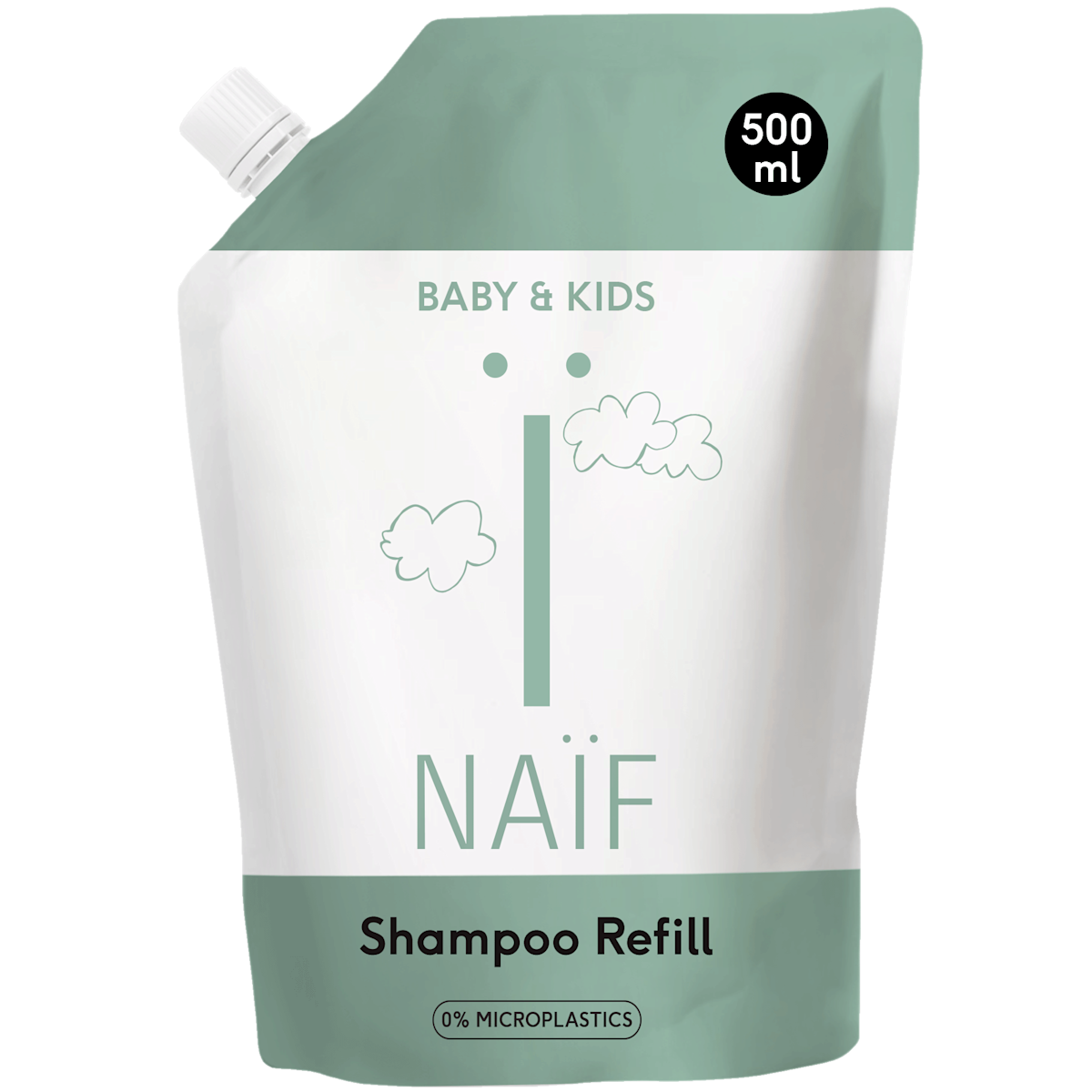 Packshot shampoo baby & kids 500ml refill
